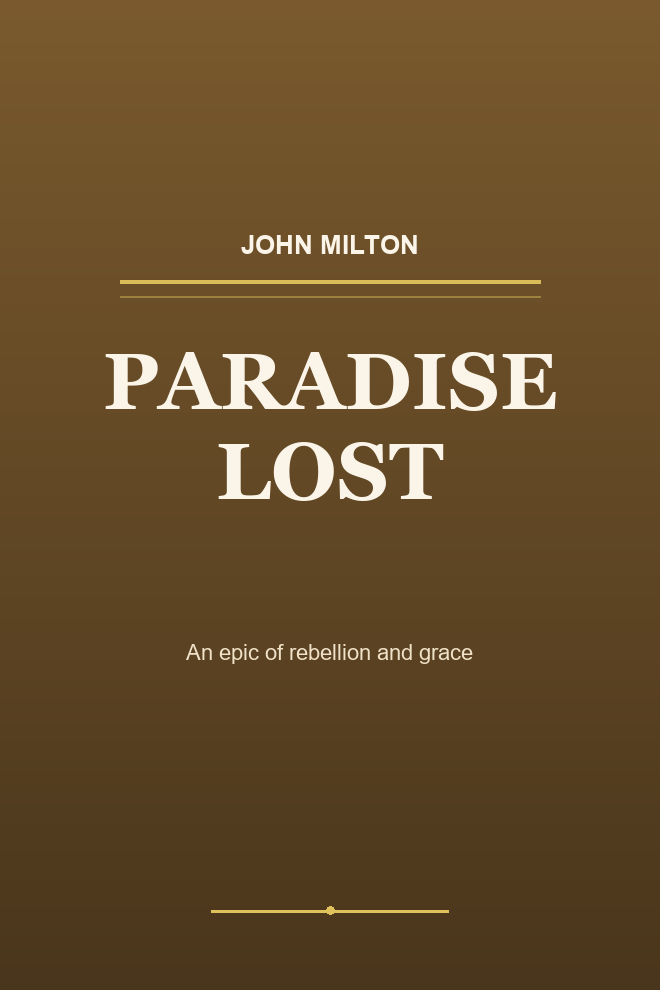 Paradise Lost — John Milton